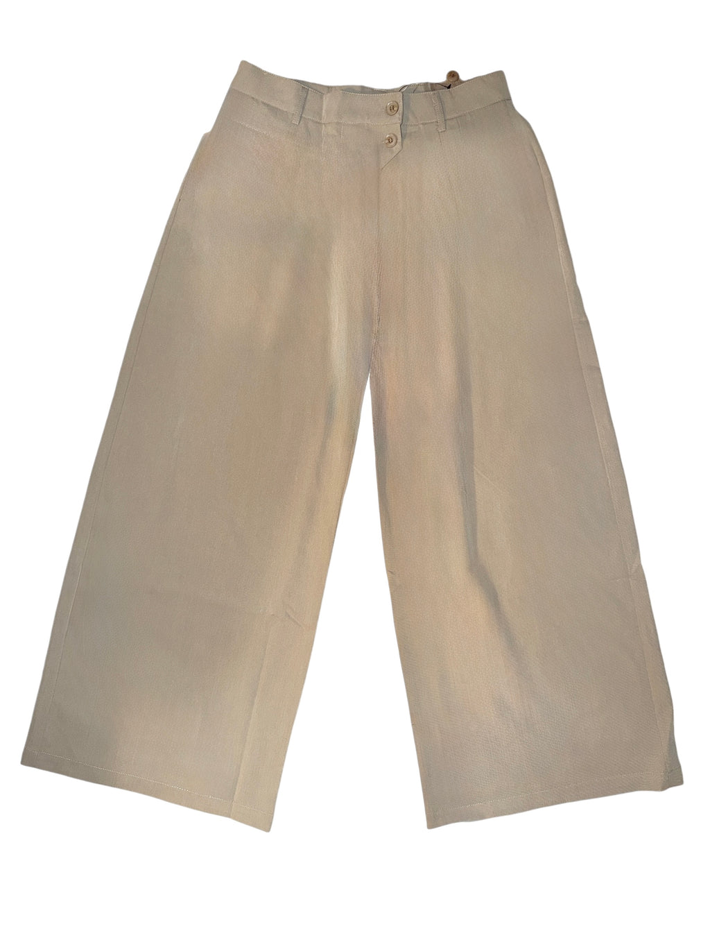Asymmetric Detail Two Button Trousers/Pants